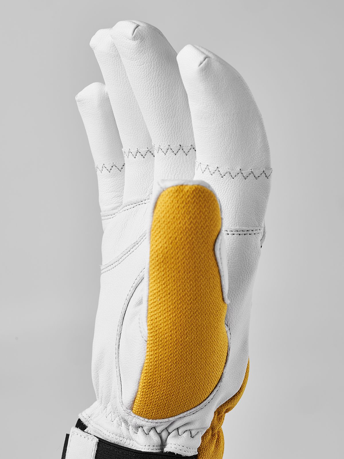 Hestra Couloir 5 Finger Mustard/Off White