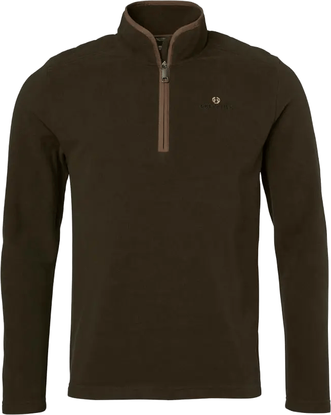 Chevalier Men's Beater Half Zip Fleece Pullover Dark Forest Green Chevalier