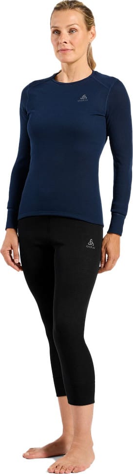 Odlo Women's Pants 3/4 Active Warm Eco  Black Odlo