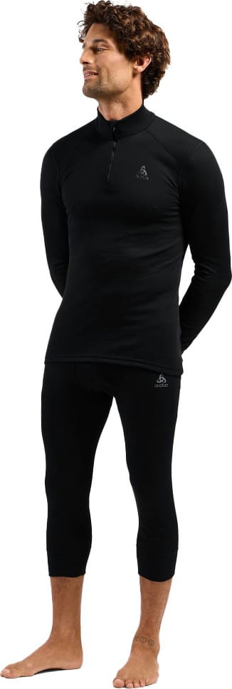 Odlo Men's Pants 3/4 Active Warm Eco  Black Odlo