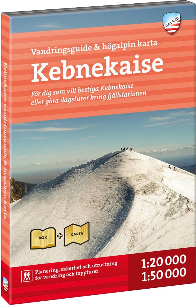 Calazo förlag Kebnekaise - vandringsguide och högalpin karta NoColour Calazo förlag