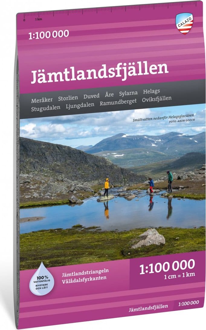 Calazo förlag Jämtlandsfjällen 1:100000 Multi Calazo förlag