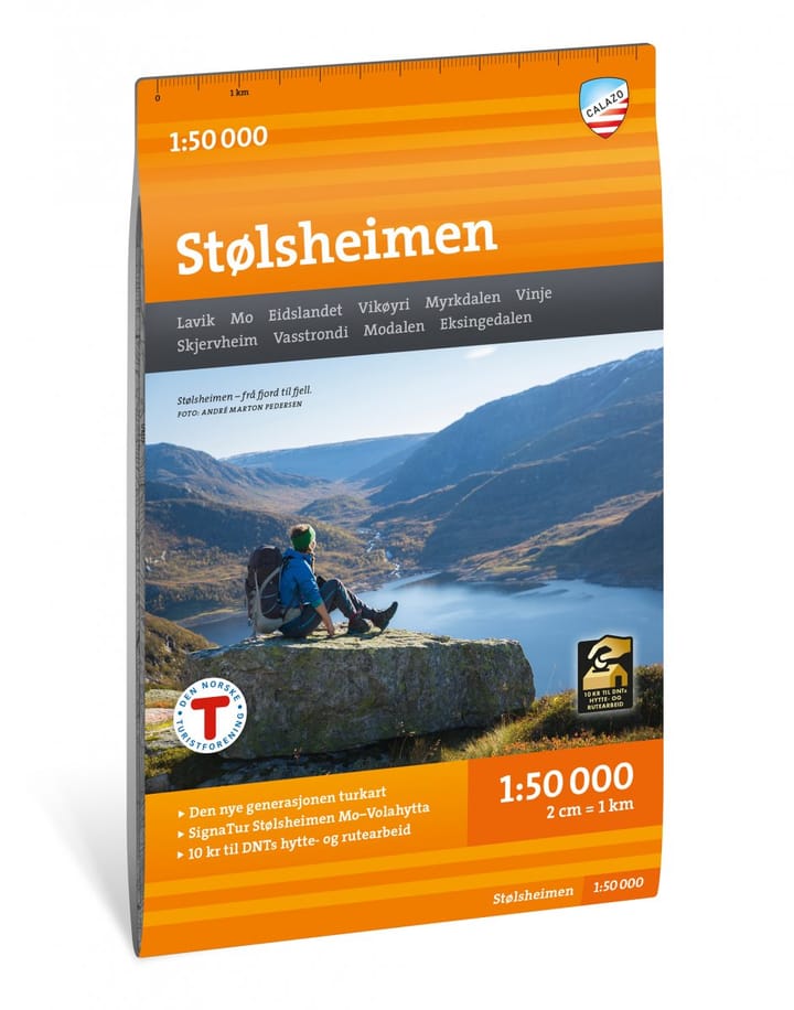 Calazo förlag Stølsheimen 1:50 000 Hiking map Calazo förlag