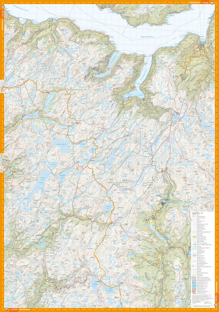 Calazo förlag Stølsheimen 1:50 000 Hiking map Calazo förlag