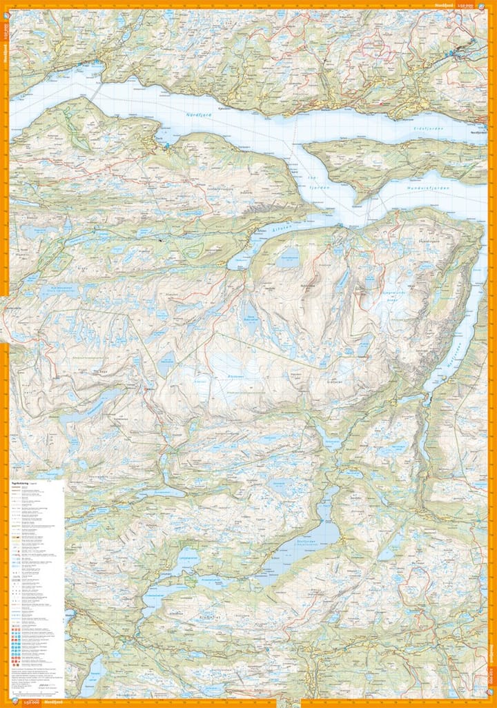 Calazo förlag Nordfjord 1:50 000 Hiking map Calazo förlag