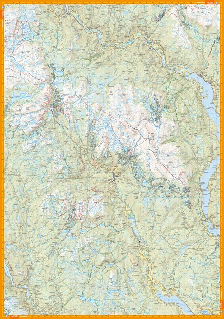 Calazo förlag Norefjell & Trillemarka-Rollagsfjell 1:50 000 Hiking map Calazo förlag