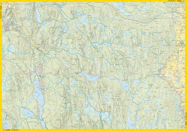 Calazo förlag Oslo: Romeriksåsene 1:20 000 Trail map Calazo förlag
