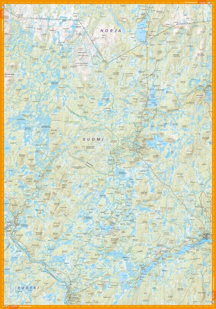Calazo förlag Kaaresuvanto, Tarvantovaara & Lätäseno 1:50 000 Hiking map Calazo förlag