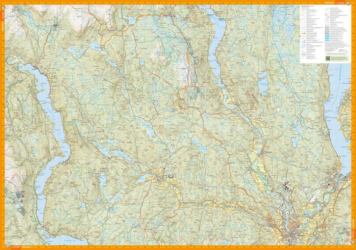 Calazo förlag Vassfarstien 1:50 000 Hiking map Calazo förlag