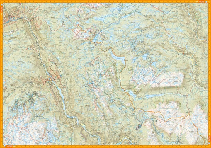 Calazo förlag Vassfarstien 1:50 000 Hiking map Calazo förlag