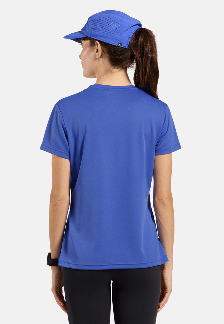 Odlo Women's Essential Flyer T-Shirt Crew Neck Shortsleeve Dazzling Blue Odlo