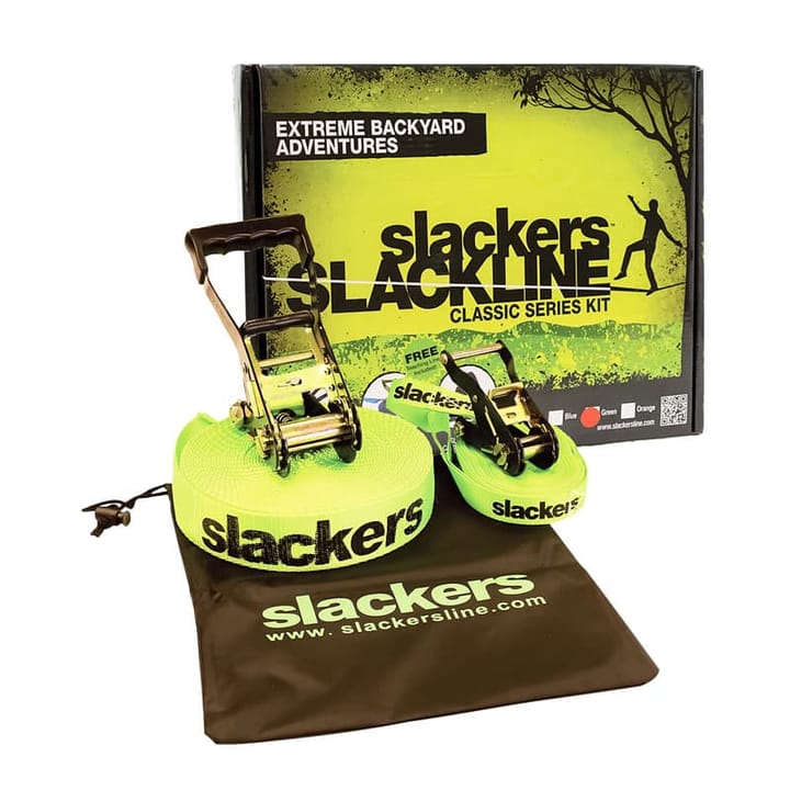 Slackers Slackline Classic Set 15m Incl. Teaching Line Slackers