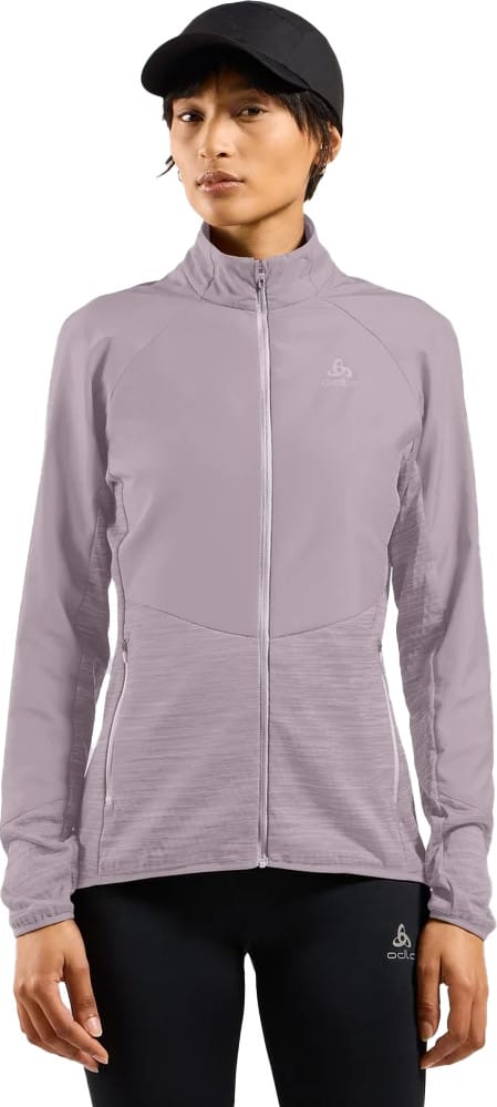 Odlo Women's Run Easy Warm Hybrid Jacket Gray Ridge Odlo