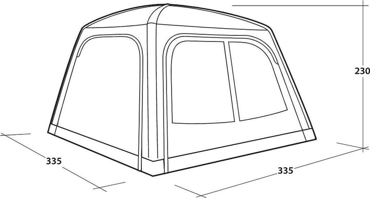 Outwell Vail Air Shelter Blue Outwell