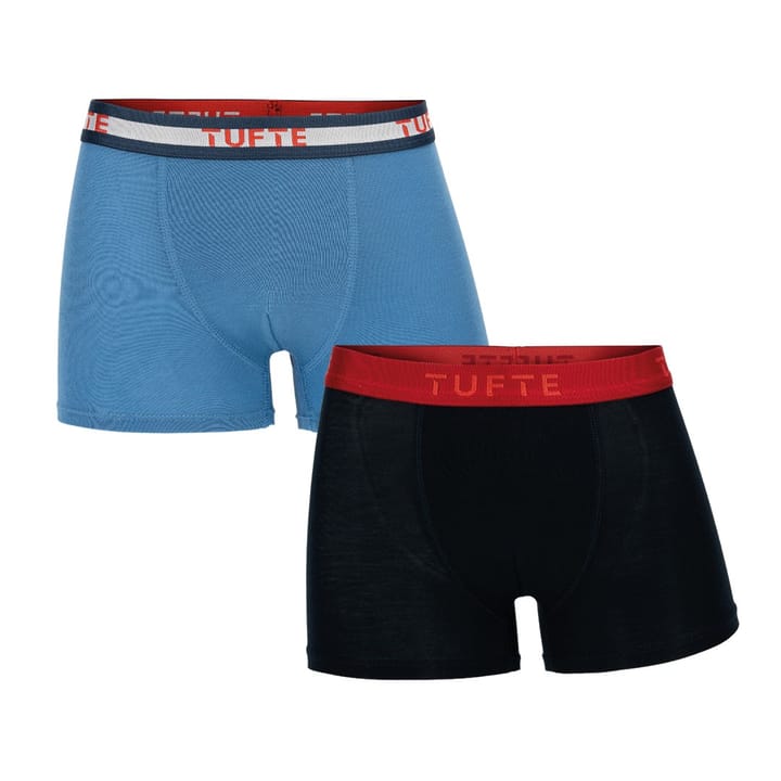 Tufte Wear K Boy Boxers 2-Pk Gray Mist / Dresses Blues + Vintage Indigo / Dress Blues Tufte Wear