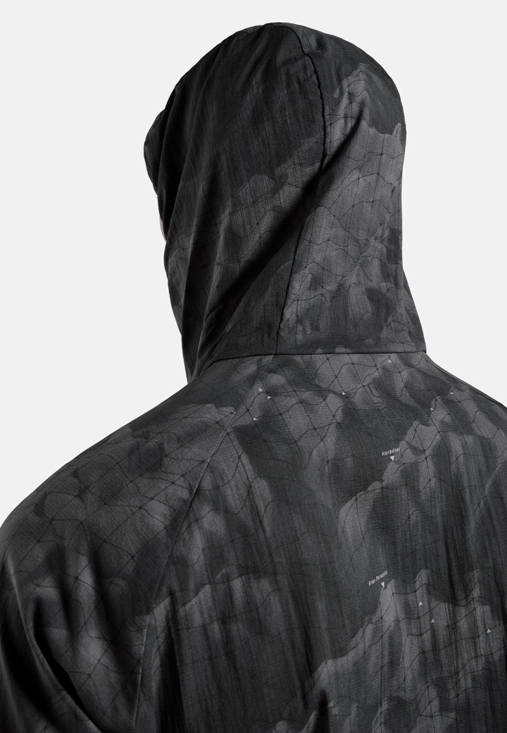 Odlo Men's Jacket Zeroweight Print Black Odlo