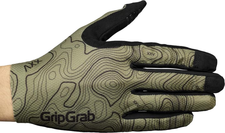 Gripgrab Rebel Full Finger Summer Gloves Olive Green Gripgrab