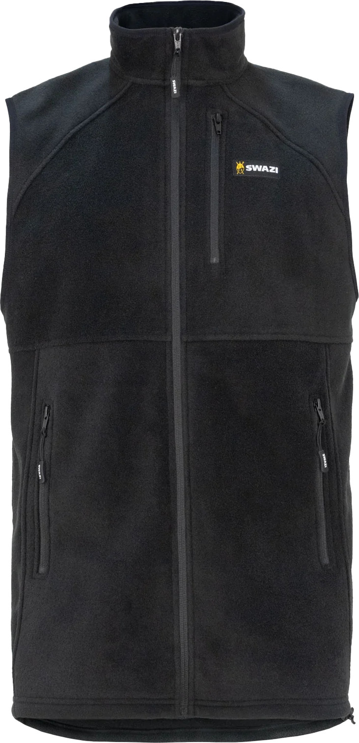 Swazi Men's Sherpa Vest Black Ufôrede vester XL
