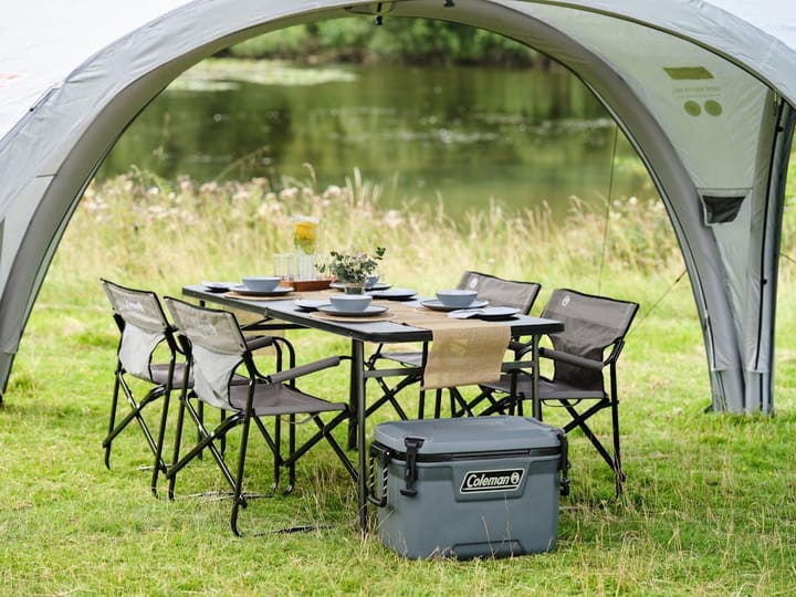 Coleman 65QT Convoy Wheeled Cooler Box Grey Coleman