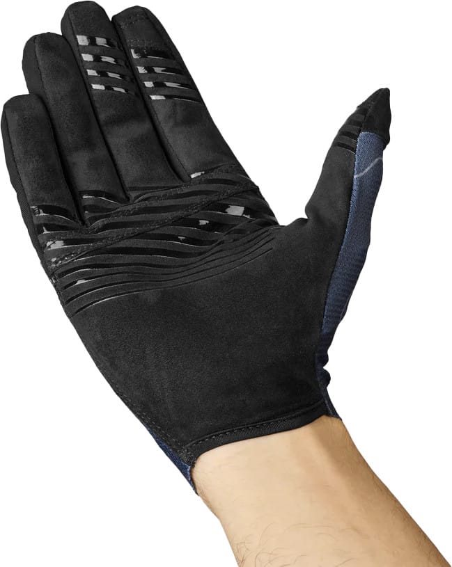Gripgrab Rebel Full Finger Summer Gloves Navy Blue Gripgrab
