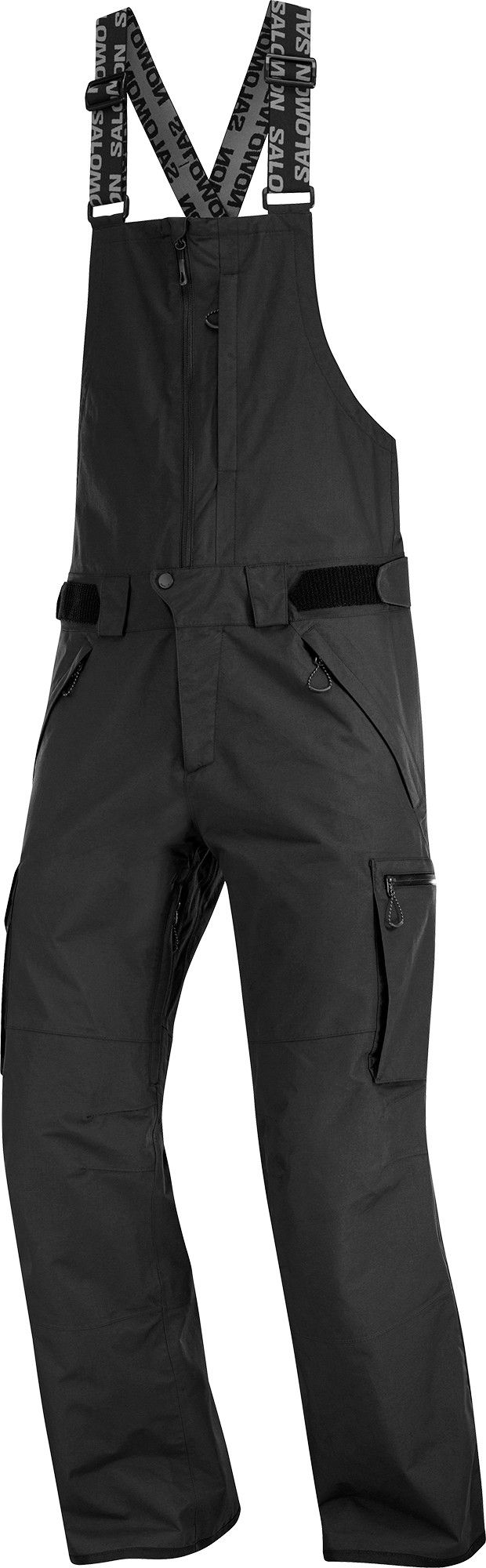 Salomon Men's Transfer Bib Pant Deep Black Salomon Salomon Men's Transfer Bib Pant Deep Black Salomon