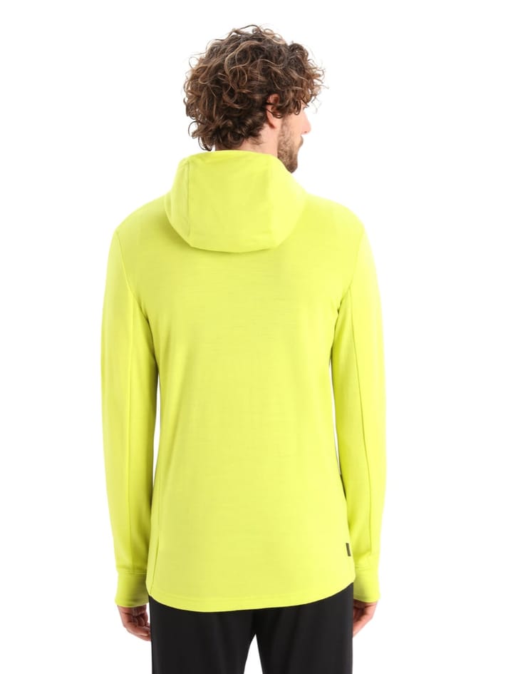 Icebreaker Men's Quantum III Long Sleeve Zip Hood Shine/Clove Icebreaker Icebreaker Men's Quantum III Long Sleeve Zip Hood Shine/Clove Icebreaker