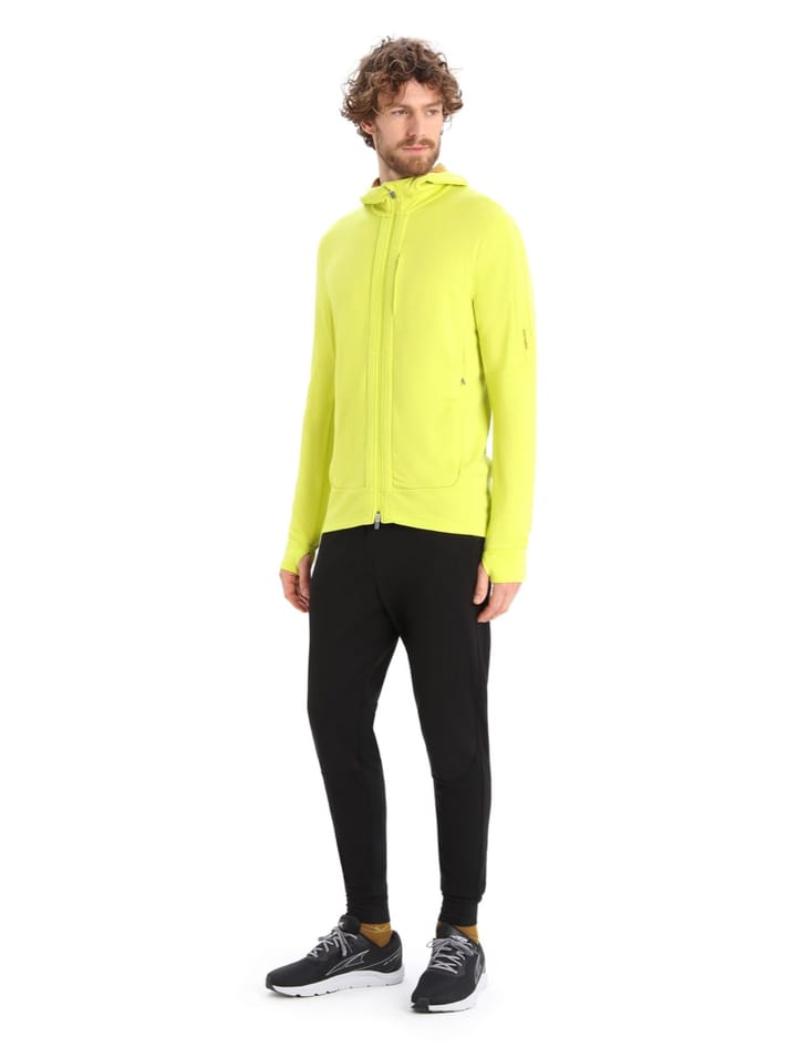 Icebreaker Men's Quantum III Long Sleeve Zip Hood Shine/Clove Icebreaker Icebreaker Men's Quantum III Long Sleeve Zip Hood Shine/Clove Icebreaker