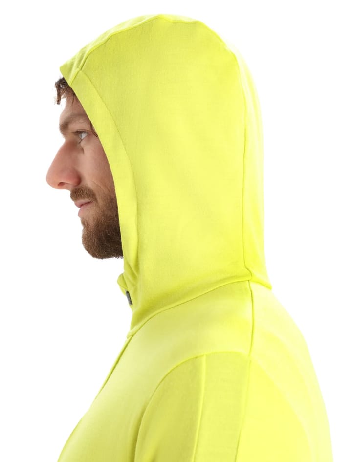 Icebreaker Men's Quantum III Long Sleeve Zip Hood Shine/Clove Icebreaker Icebreaker Men's Quantum III Long Sleeve Zip Hood Shine/Clove Icebreaker
