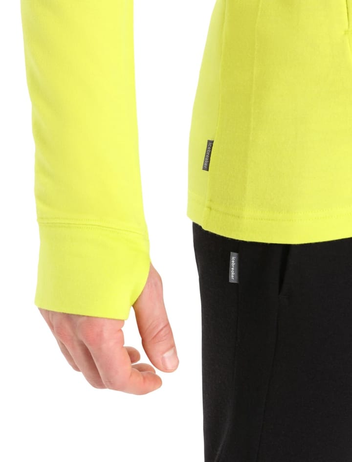 Icebreaker Men's Quantum III Long Sleeve Zip Hood Shine/Clove Icebreaker Icebreaker Men's Quantum III Long Sleeve Zip Hood Shine/Clove Icebreaker