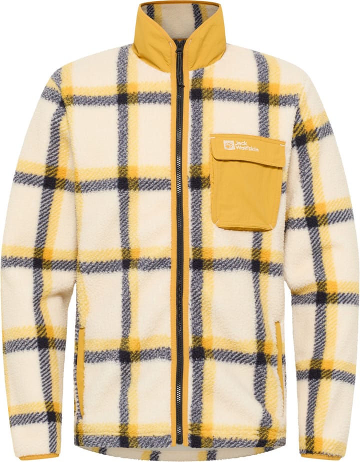 Jack Wolfskin Men's Felslicht Check Jacket Panna Cotta Jack Wolfskin