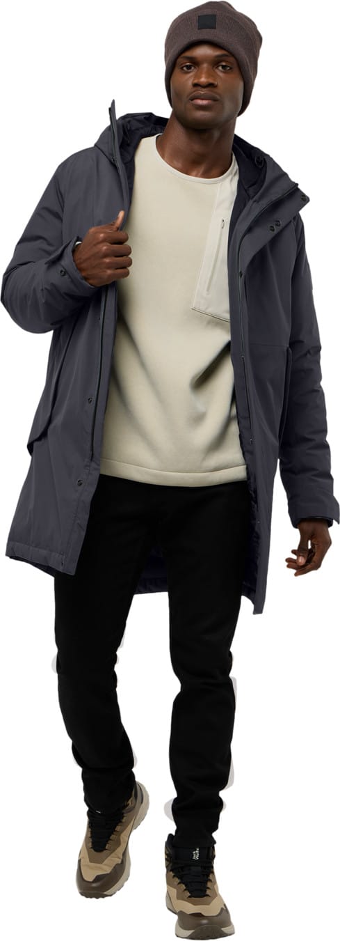 Jack Wolfskin Men's Brandenburger Coat Dark Navy Jack Wolfskin Jack Wolfskin Men's Brandenburger Coat Dark Navy Jack Wolfskin