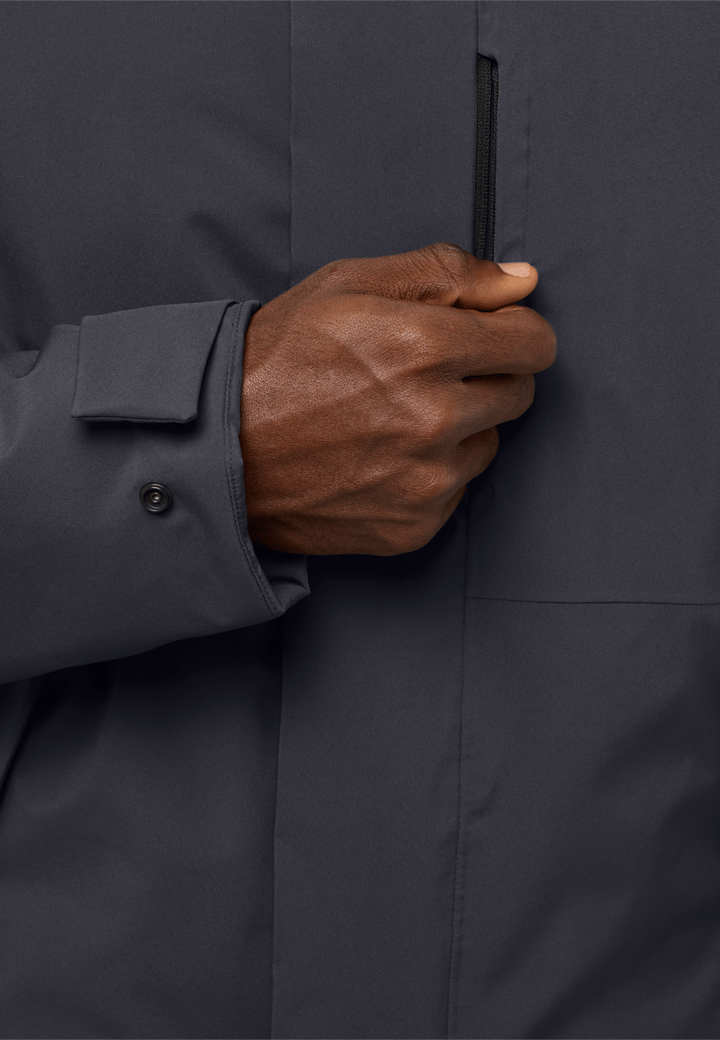 Jack Wolfskin Men's Brandenburger Coat Dark Navy Jack Wolfskin Jack Wolfskin Men's Brandenburger Coat Dark Navy Jack Wolfskin