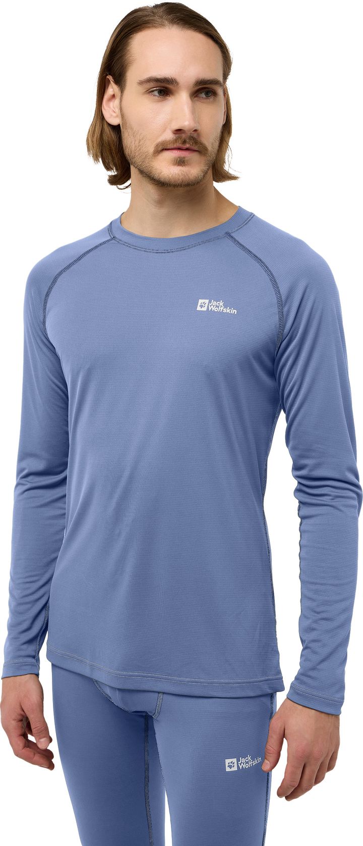 Jack Wolfskin Men's Infinite Light Long Sleeve Nature Blue Jack Wolfskin Jack Wolfskin Men's Infinite Light Long Sleeve Nature Blue Jack Wolfskin