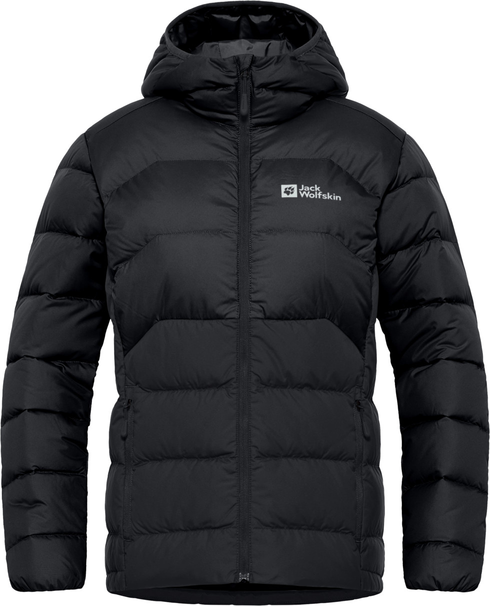 Jack Wolfskin Women's Ather Down Hoody Black Tjocka dunjackor S