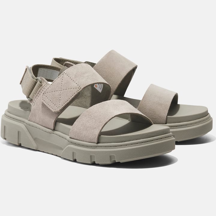 Timberland Women's Greyfield 2-Strap Sandal Light Taupe Suede Timberland