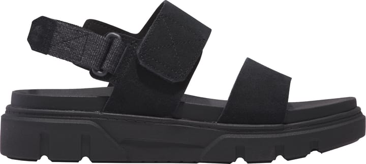 Timberland Women's Greyfield 2-Strap Sandal Black Suede Timberland