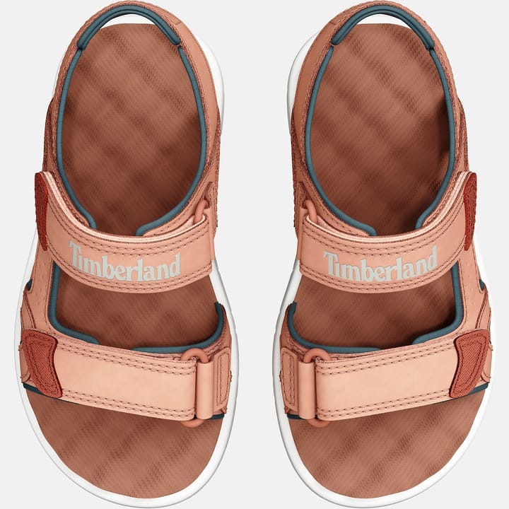 Timberland Kids' Perkins Row 2-Strap Sandal Light Orange Timberland