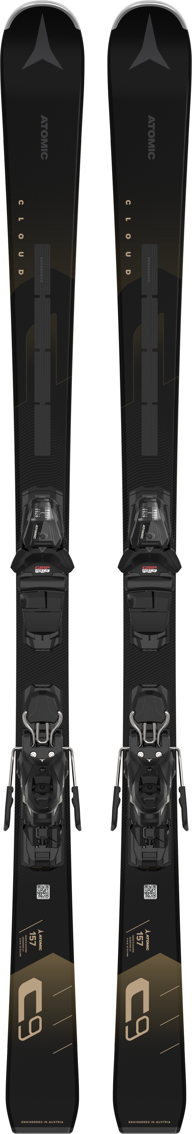 Atomic Women's Cloud C9 Revoshock Light + M 10 GW Black Alpinskidor 164