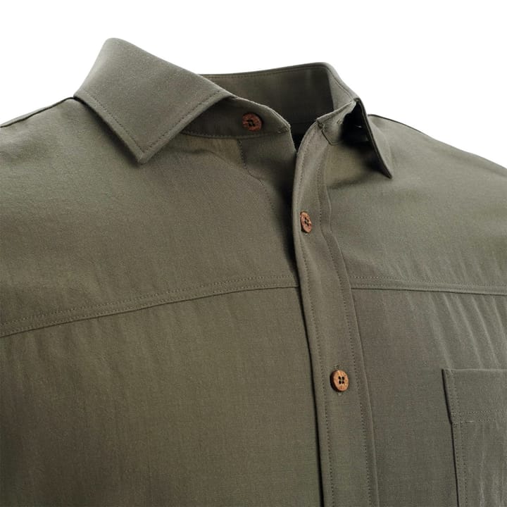 Aclima LeisureWool Woven Wool Shirt Man Ranger Green Aclima