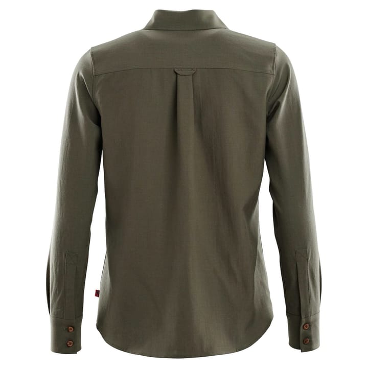 Aclima LeisureWool Woven Wool Shirt Woman Ranger Green Aclima