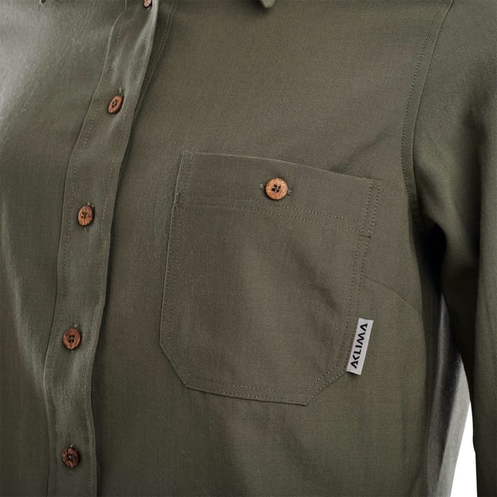 Aclima Woven Wool Shirt Woman Ranger Green Aclima Aclima Woven Wool Shirt Woman Ranger Green Aclima