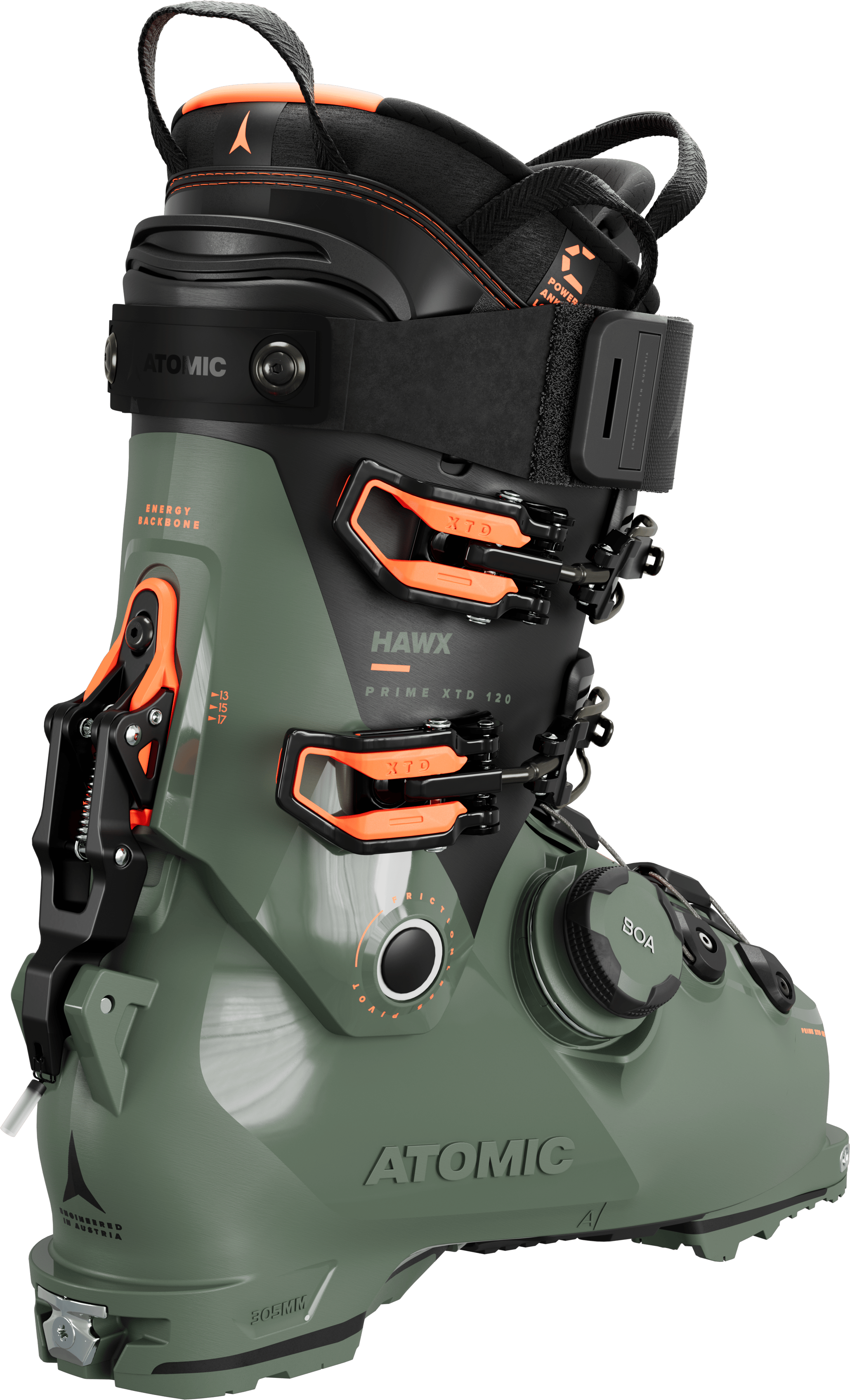 Atomic Hawx Prime Xtd 120 Boa GW Army Green/Orange/ | Buy Atomic