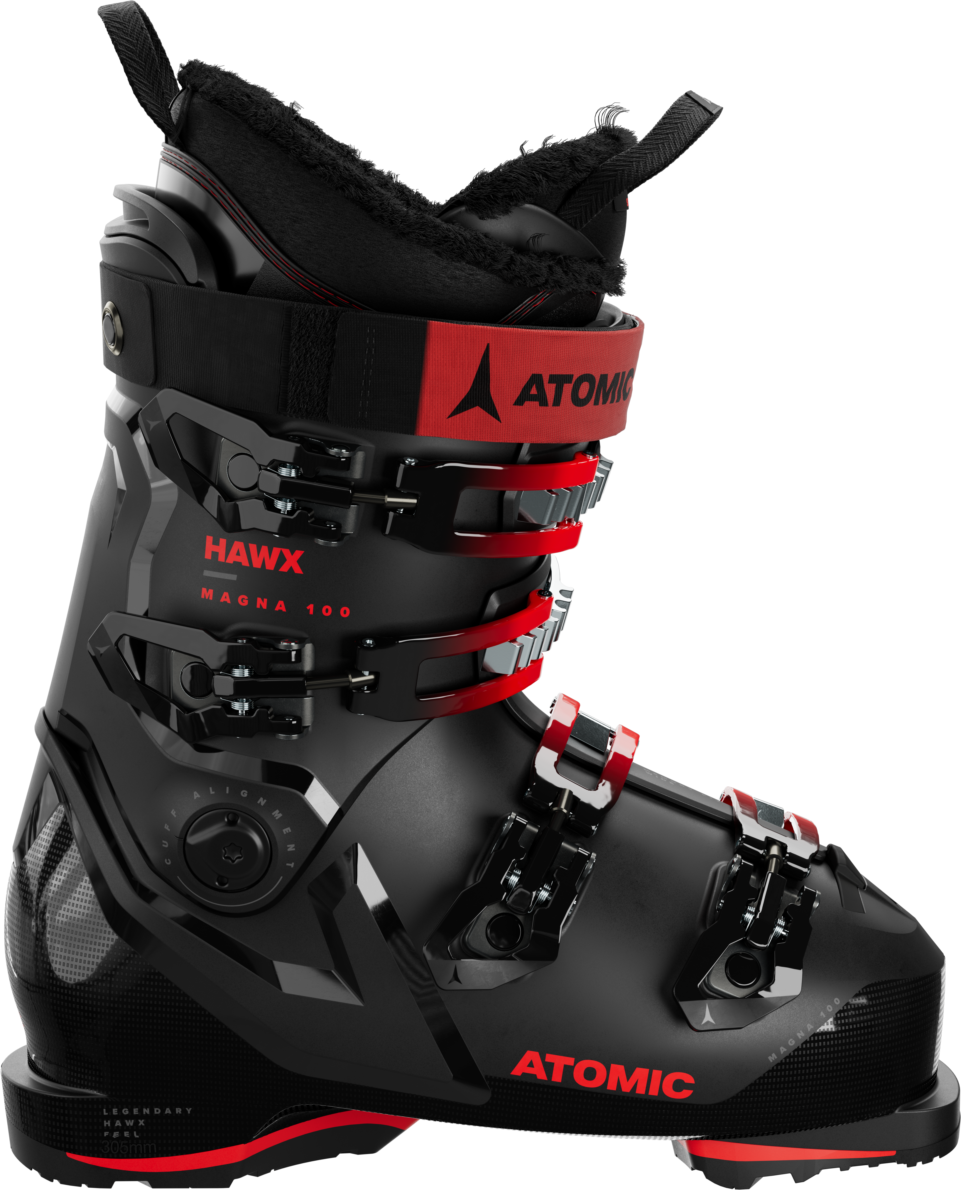 Atomic Hawx Magna 100 GW Black/Red/ Alpinpjäxor 26/26.5