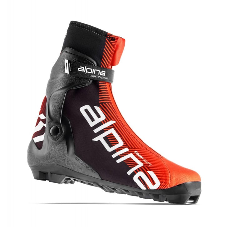 Alpina Skisko Comp Skøyting Red/Black/White Alpina