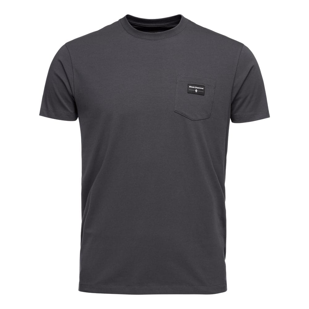 Black Diamond M Pocket Label Tee Carbon