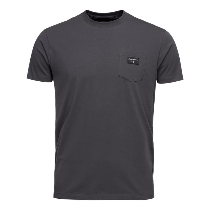 Black Diamond M Pocket Label Tee Carbon Black Diamond