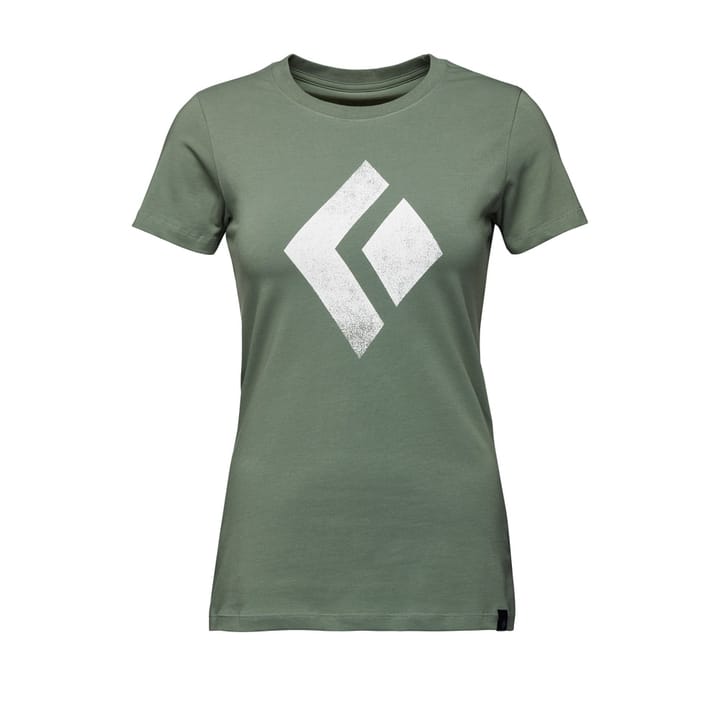 Black Diamond Women's Shortsleeve Chalked Up Tee Laurel Green Black Diamond