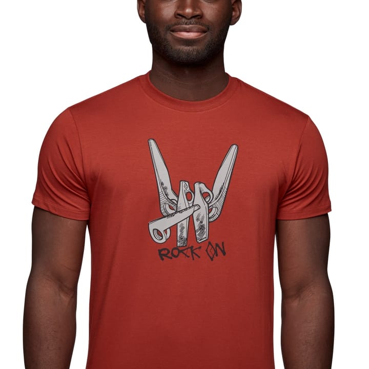Black Diamond M Bd Rock On SS Tee Red Rock Black Diamond Black Diamond M Bd Rock On SS Tee Red Rock Black Diamond