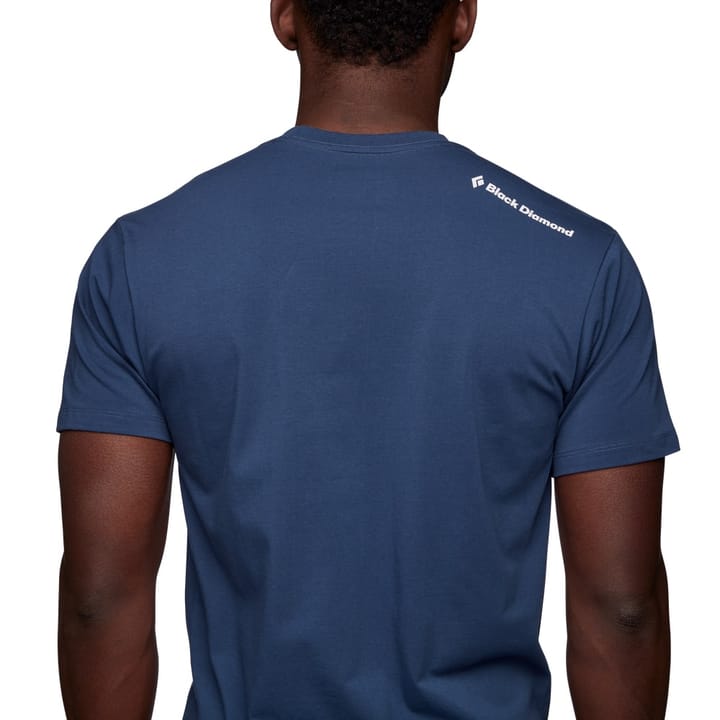 Black Diamond Men's Shortsleeve Spaceshot Tee Ink Blue Black Diamond Black Diamond Men's Shortsleeve Spaceshot Tee Ink Blue Black Diamond