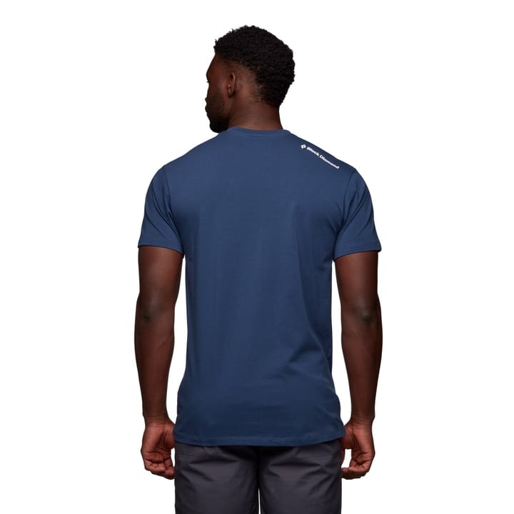 Black Diamond Men's Shortsleeve Spaceshot Tee Ink Blue Black Diamond Black Diamond Men's Shortsleeve Spaceshot Tee Ink Blue Black Diamond